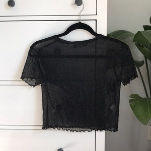 Sparkly mesh tee shirt
